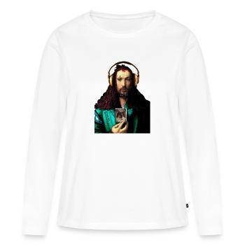 Albrecht Dürer - Frauen Premium Bio Langarmshirt - Weiß - Vorne - Julia (174cm)