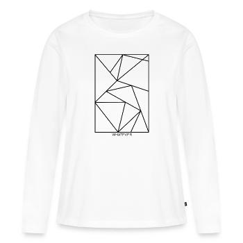 Whatever - Frauen Premium Bio Langarmshirt - Weiß - Vorne - Julia (174cm)