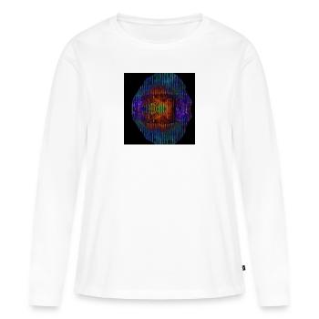 IMG 20210412 232735 210 - T-shirt manches longues Premium bio Femme - blanc - Devant - Julia (174cm)