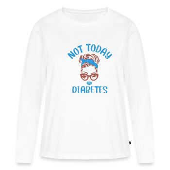 Diabetes - Women's Premium Organic Long Sleeve Shirt - white - Front - Julia (174cm)