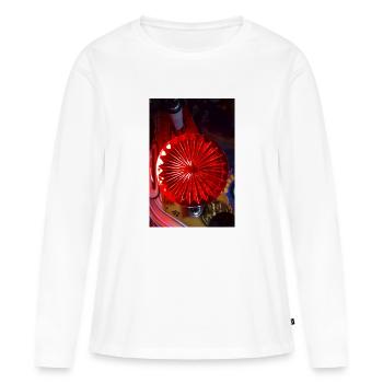 Light Dome Close-up Pinball Photo Pinball Machine - Women's Premium Organic Long Sleeve Shirt - white - Front - Julia (174cm)
