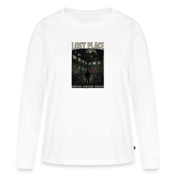 Lost Place Fabrik - Frauen Premium Bio Langarmshirt - Weiß - Vorne - Julia (174cm)