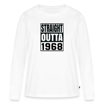 Straight Outta 1968 - Women's Premium Organic Long Sleeve Shirt - white - Front - Julia (174cm)