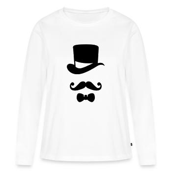 groom - Women's Premium Organic Long Sleeve Shirt - white - Front - Julia (174cm)