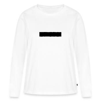 Bannière - T-shirt manches longues Premium bio Femme - blanc - Devant - Julia (174cm)