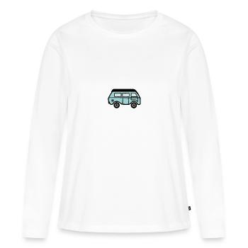 Van - Women's Premium Organic Long Sleeve Shirt - white - Front - Julia (174cm)