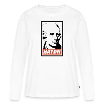 Joseph Haydn - Women's Premium Organic Long Sleeve Shirt - white - Front - Julia (174cm)