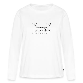 Chief - Women's Premium Organic Long Sleeve Shirt - white - Front - Julia (174cm)