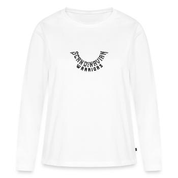 Scandinavian Warriors - Women's Premium Organic Long Sleeve Shirt - white - Front - Julia (174cm)