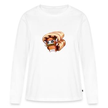 Comic Figur II - Frauen Premium Bio Langarmshirt - Weiß - Vorne - Julia (174cm)