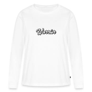 Warrior - Women's Premium Organic Long Sleeve Shirt - white - Front - Julia (174cm)