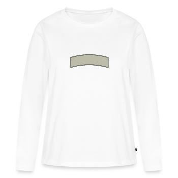 Bannière - T-shirt manches longues Premium bio Femme - blanc - Devant - Julia (174cm)