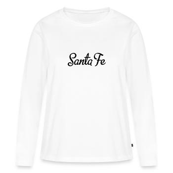 Santa Fe - T-shirt manches longues Premium bio Femme - blanc - Devant - Julia (174cm)
