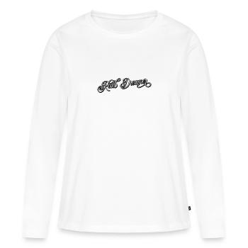 Real Dreamer - Women's Premium Organic Long Sleeve Shirt - white - Front - Julia (174cm)