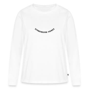 Scandinavian Vikings - Women's Premium Organic Long Sleeve Shirt - white - Front - Julia (174cm)
