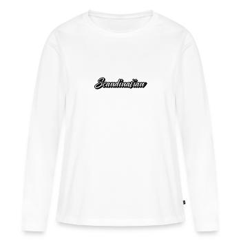 Scandinavian - Women's Premium Organic Long Sleeve Shirt - white - Front - Julia (174cm)