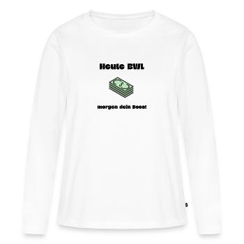 BWL Boss Spruch Geschenk BWL Student - Frauen Premium Bio Langarmshirt - Weiß - Vorne - Julia (174cm)
