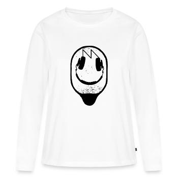 Lamp 303 Headphone - Frauen Premium Bio Langarmshirt - Weiß - Vorne - Julia (174cm)