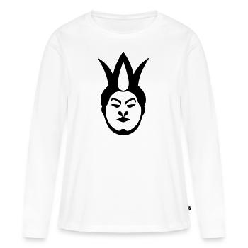 Clown - Frauen Premium Bio Langarmshirt - Weiß - Vorne - Julia (174cm)