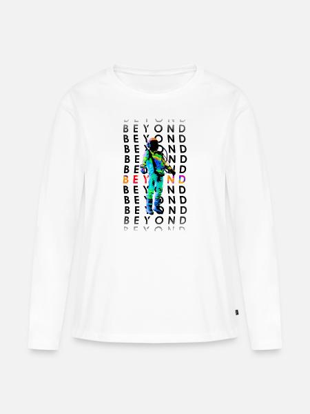 Beyond - Frauen Premium Bio Langarmshirt - Weiß
