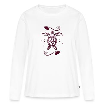 Turtle / Reptile - Reptile - Women's Premium Organic Long Sleeve Shirt - white - Front - Julia (174cm)
