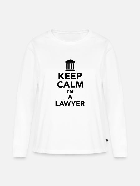 Anwalt - Frauen Premium Bio Langarmshirt - Weiß