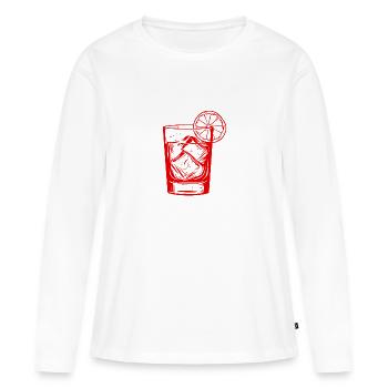 Limonade Getränk - Frauen Premium Bio Langarmshirt - Weiß - Vorne - Julia (174cm)