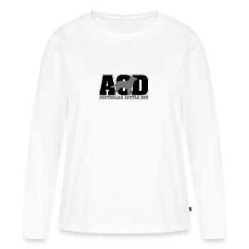ACD Australian Cattle Dog - T-shirt manches longues Premium bio Femme - blanc - Devant - Julia (174cm)