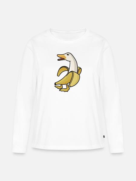 Banaczka - Frauen Premium Bio Langarmshirt - Weiß