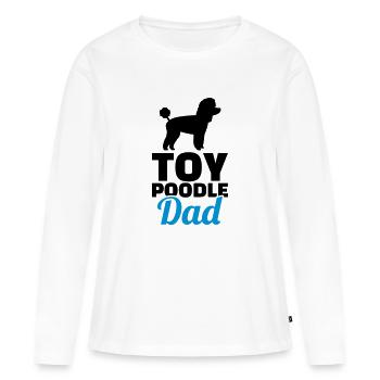 Toy Poodle - Women's Premium Organic Long Sleeve Shirt - white - Front - Julia (174cm)