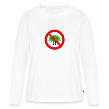 Bush Camper Battle Royale Gaming - T-shirt manches longues Premium bio Femme - blanc - Devant - Julia (174cm)