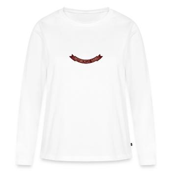 Motorcycle Gang - Frauen Premium Bio Langarmshirt - Weiß - Vorne - Julia (174cm)