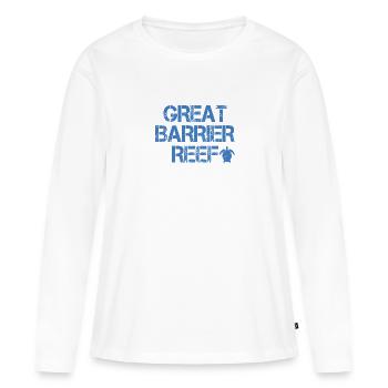Great Barrier Reef - Frauen Premium Bio Langarmshirt - Weiß - Vorne - Julia (174cm)