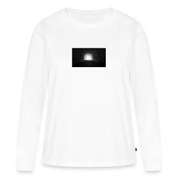 dark - T-shirt manches longues Premium bio Femme - blanc - Devant - Julia (174cm)