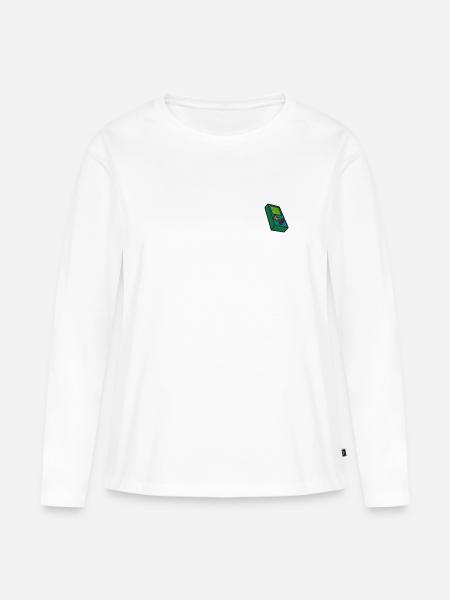 Gaming - Frauen Premium Bio Langarmshirt - Weiß