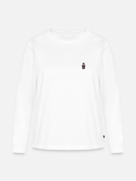 Love potion - Frauen Premium Bio Langarmshirt - Weiß