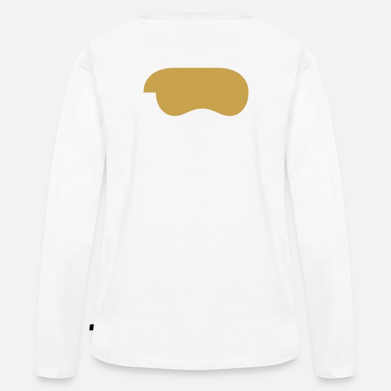 controller-gold - Frauen Premium Bio Langarmshirt - Weiß