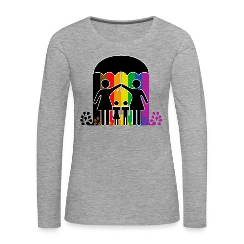 Pride umbrella 1 - Långärmad premium-T-shirt dam