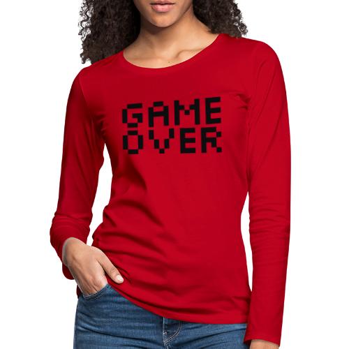 GAMEOVER - Frauen Premium Langarmshirt