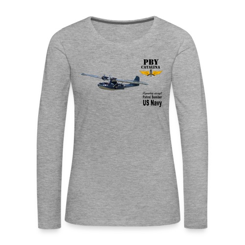 PBY Catalina - Frauen Premium Langarmshirt