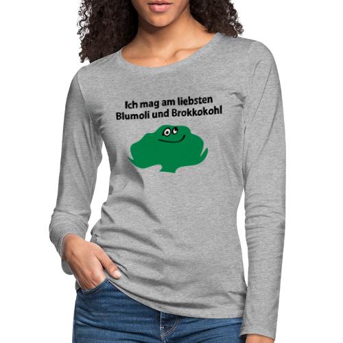 Blumoli Blumenkohl - Frauen Premium Langarmshirt