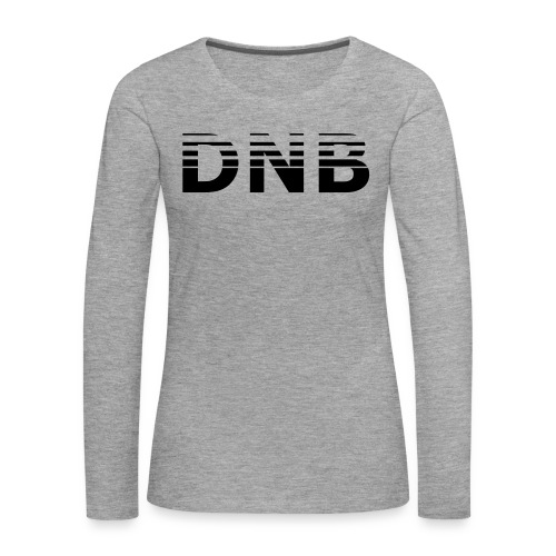 DNB_Logo_Fade - Frauen Premium Langarmshirt