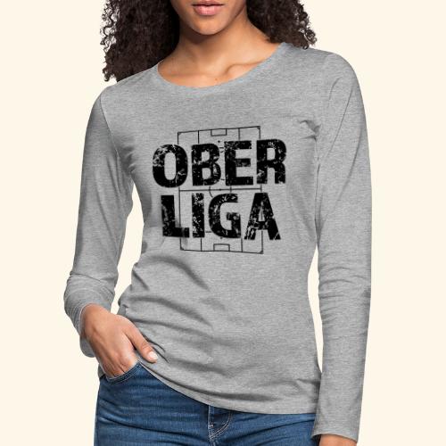 OBERLIGA im Fußballfeld - Frauen Premium Langarmshirt