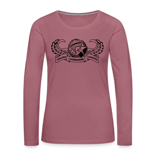 HAF tshirt back2015 2 - Women's Premium Longsleeve Shirt