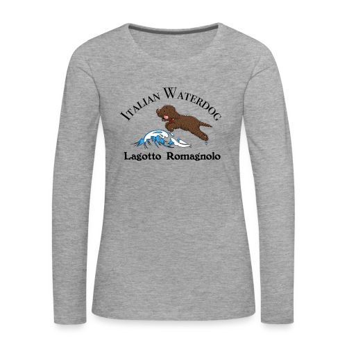 Waterdog1 2 - Frauen Premium Langarmshirt