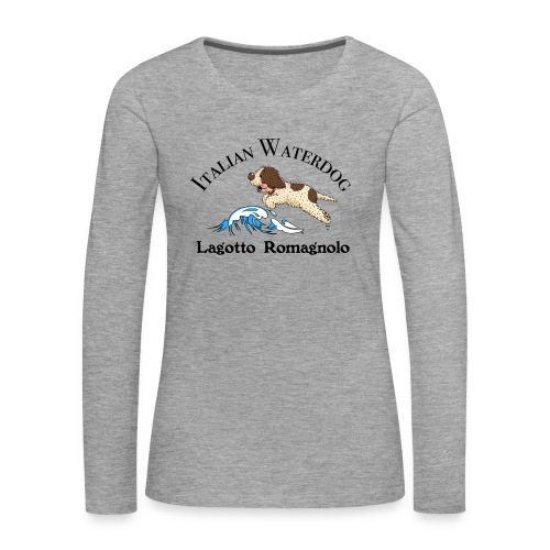 Waterdog1 1 - Frauen Premium Langarmshirt