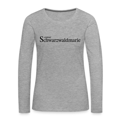 Schwarzwaldmarie - Frauen Premium Langarmshirt