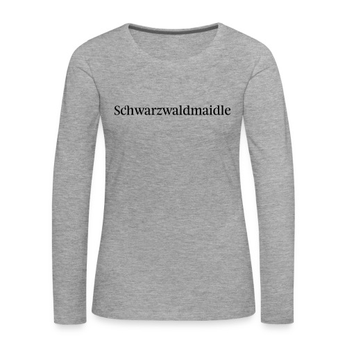 Schwarzwaldmaidle - T-Shirt - Frauen Premium Langarmshirt