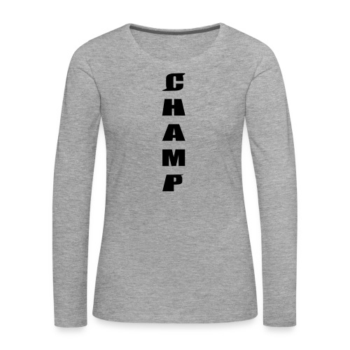 CHAMP Joggingbyxor från Urban Classics - Långärmad premium-T-shirt dam