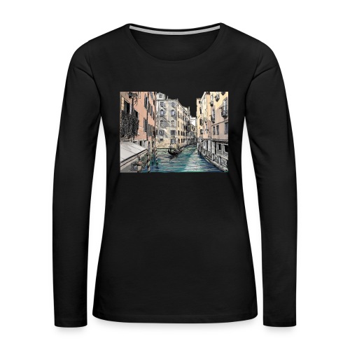 Venedig - Frauen Premium Langarmshirt
